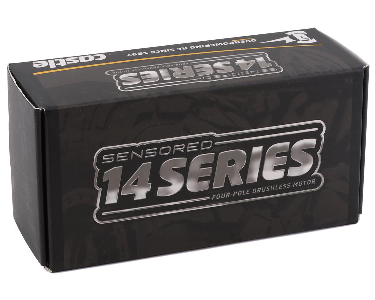 Castle Creations 1412 Sensored 4-Pole Brushless Motor w/5mm Shaft (1412-2100kV)